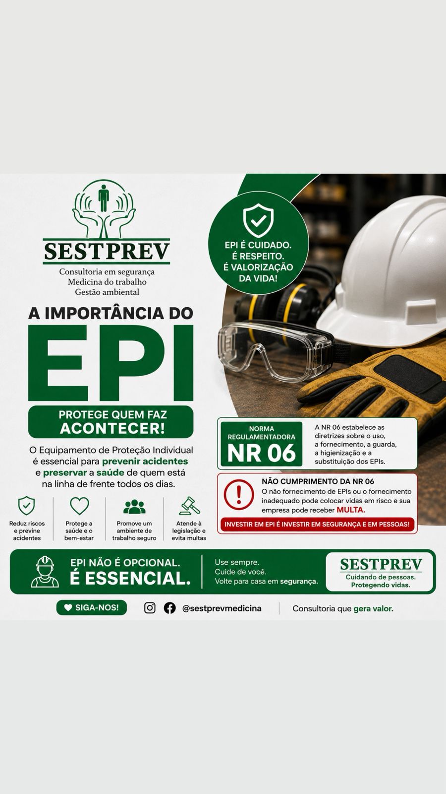 A Importância do Uso de EPI